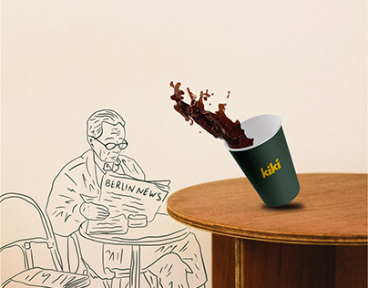 KIKI COFFEE BERLIN | Brand identity | Menu design