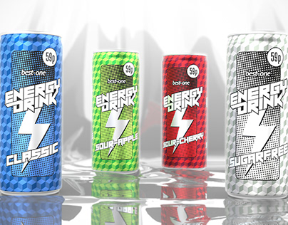 BEST-ONE - ENERGY DRINKS - CAN DESIGN