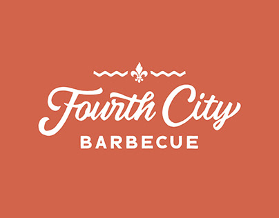 Fourth City Barbecue brand identity