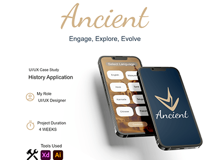 Ancient Historical App ( UI/UX CASE STUDY)
