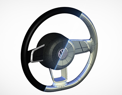 Volkswagen Arteon R-Line Steering Wheel Alias Modelling