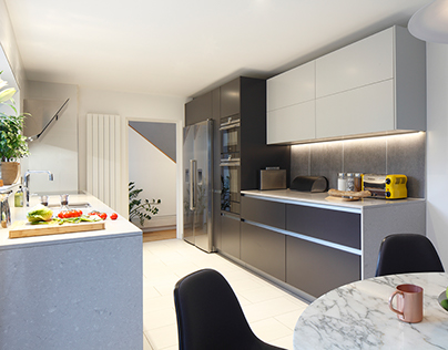 Contemporary kitchen, East London
