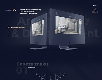 Maksis / Architecture&Development web and logo design