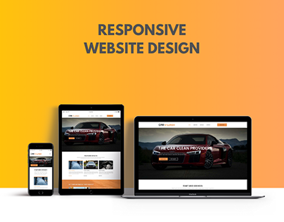 Responsive web design | Car wash web design