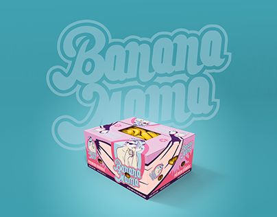 Banana Mama - logo, stickers & package design