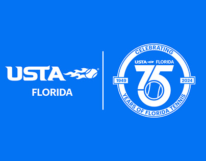 USTA Florida: 75th Anniversary Logos