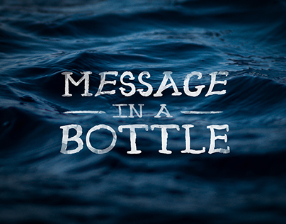 Message in a Bottle | Ink Typeface