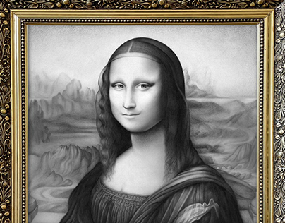 Mona Lisa drawing