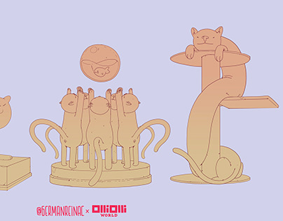 OlliOlli World - Cat Sculptures! (Los Vulgas)