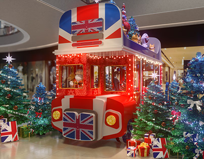 Crescent Mall - Christmas decoration 2021 - Concept