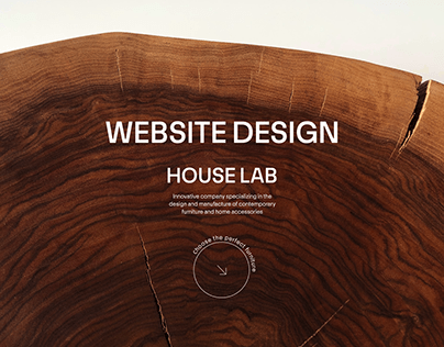 Website Design – House LAB Furniture – UI/UX Design