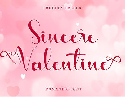 Sincere Valentine Handwritten Font
