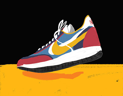 Nike LD Waffle Sacai Animation