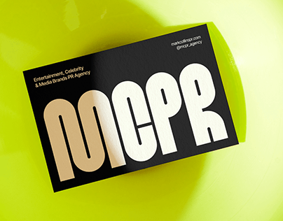 MCPR / Mark Collins PR – Rebranding, Type Design
