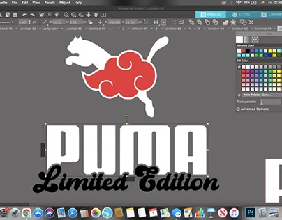 Custom Made puma Logo for t-shirt printing HTV