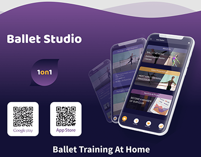 Mobile app "1on1 Ballet Studio (Ballet at home)"