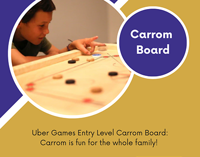 Shop Carrom Board with Rosewood Accents