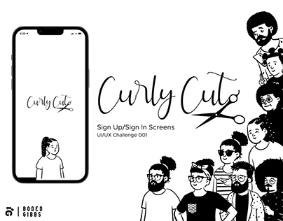 Curly Cut - UI/UX challenge 001