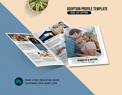 Adoption Profile Brochure Template
