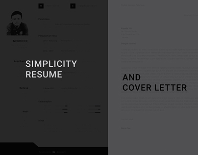 Clean Resume Cover Letter