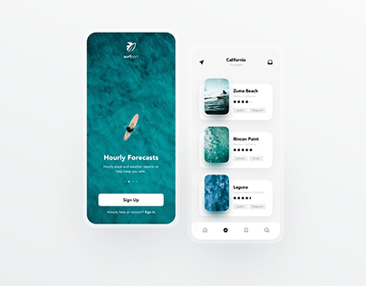 Surf App Concept 🏄🏻‍♂️