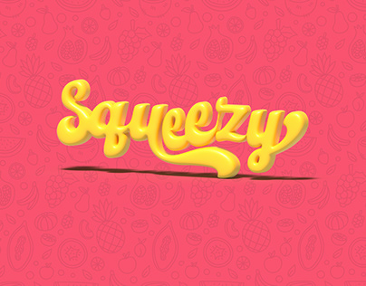 Squeezy: nature fresh juice (Logo design)