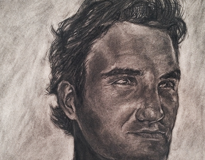 Portrait of Roger Federer