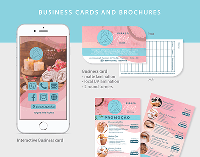 Social Media and Brochures | Beauty Center