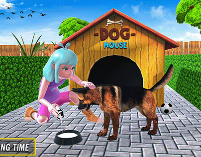 Virtual Family pet dog