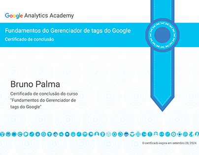 Certificado do Google Tag Manager