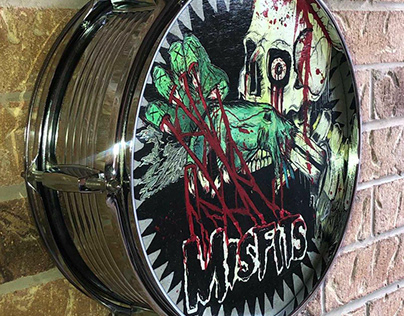 misfits snare drum wall art