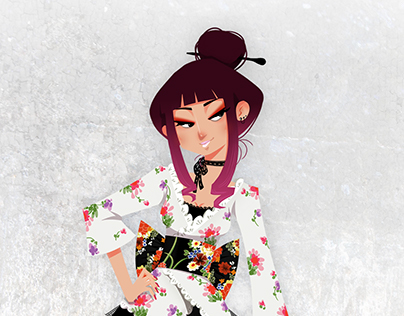 Character - Kimono girl