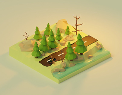 3d Environment illustration