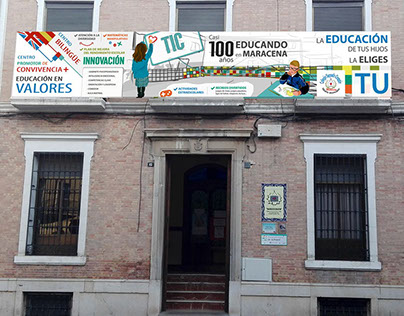 Advertising for school in Granada