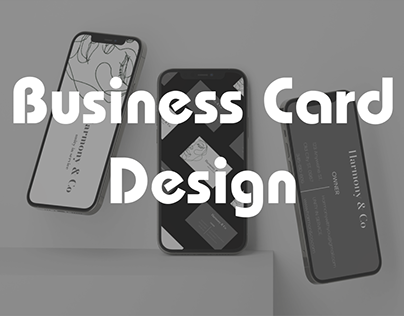 Project thumbnail - Business Card Design I Harmony&Co