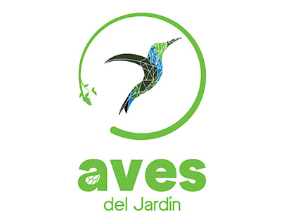 Diseño Logo Aves del jardín
