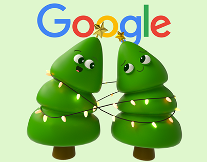 Google Christmas Stickers
