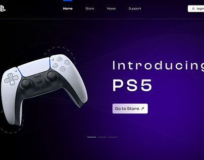 PS5 3D Website Design with Dora