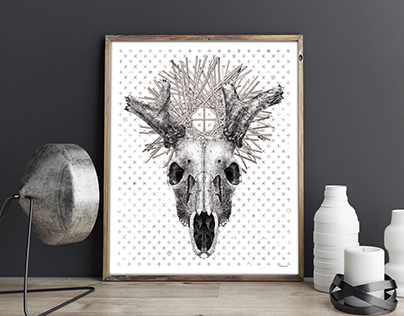Nine-Antler Deer Poster