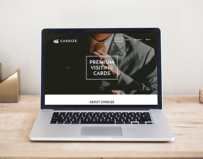Cardize- Card Generator Web Design