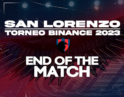 SAN LORENZO - END OF MATCH - TORNEO BIANCE 2023
