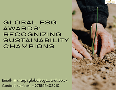 Global ESG Awards: Recognizing Sustainability Champions