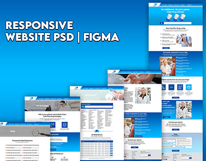 Responsive Website | psd website template | web design