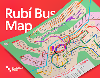 Rubí Bus Transit Map