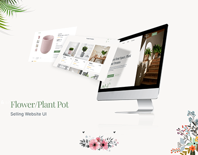 Flower/Plant Pot Selling Website Landing Page