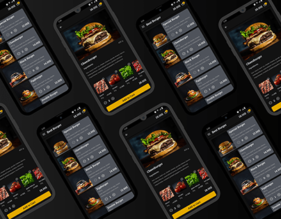 UI design food delivery for Android