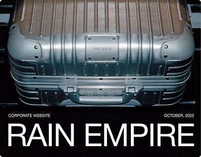 RAIN EMPIRE | Corporate website redesign