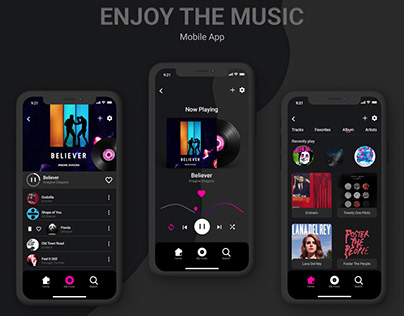 Music Player iOS / UX UI Design