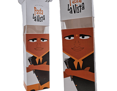 Projet packaging de pates Pasta la Vista