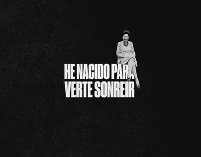 Identity for the play "He Nacido Para Verte Sonreír"